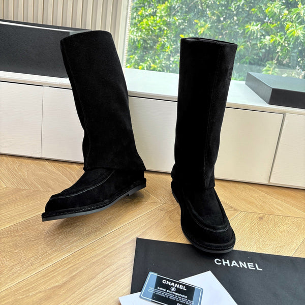 CC 25 High Boot Black Suede 430333