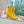 Miu Bootie Yellow Nappa Leather 506641