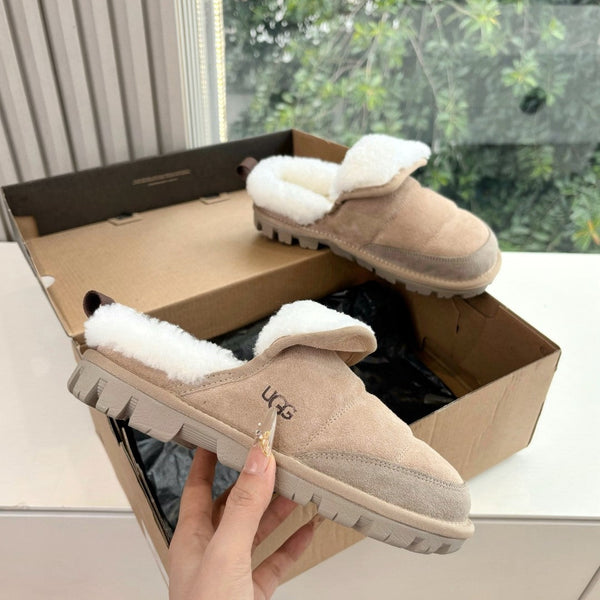 UGG Australian Shepherd Theia Warm Taupe Wool Suede 525933