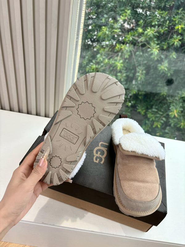 UGG Australian Shepherd Theia Warm Taupe Wool Suede 525933