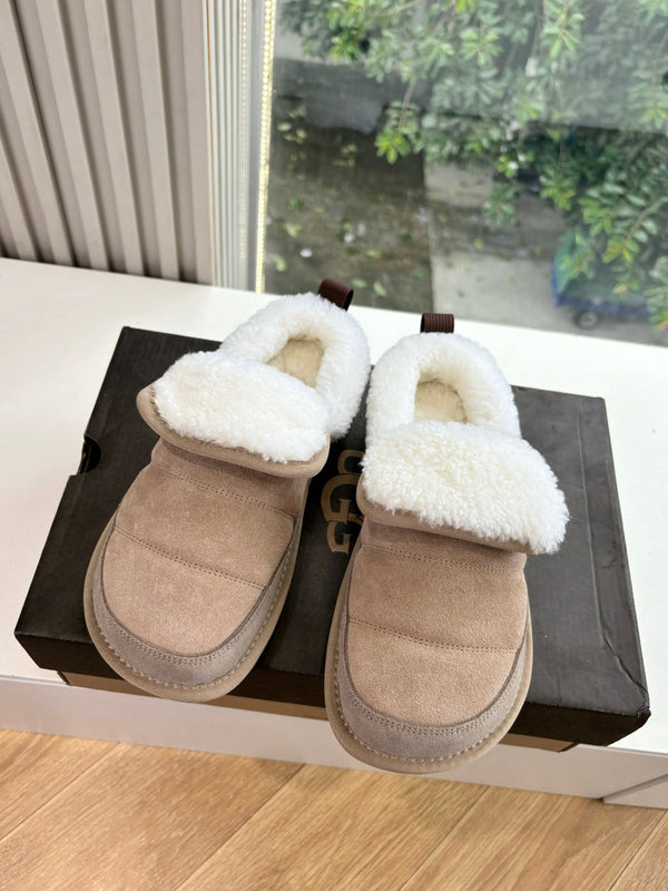 UGG Australian Shepherd Theia Warm Taupe Wool Suede 525933