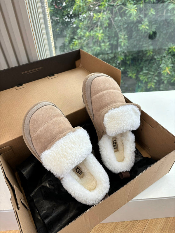 UGG Australian Shepherd Theia Warm Taupe Wool Suede 525933