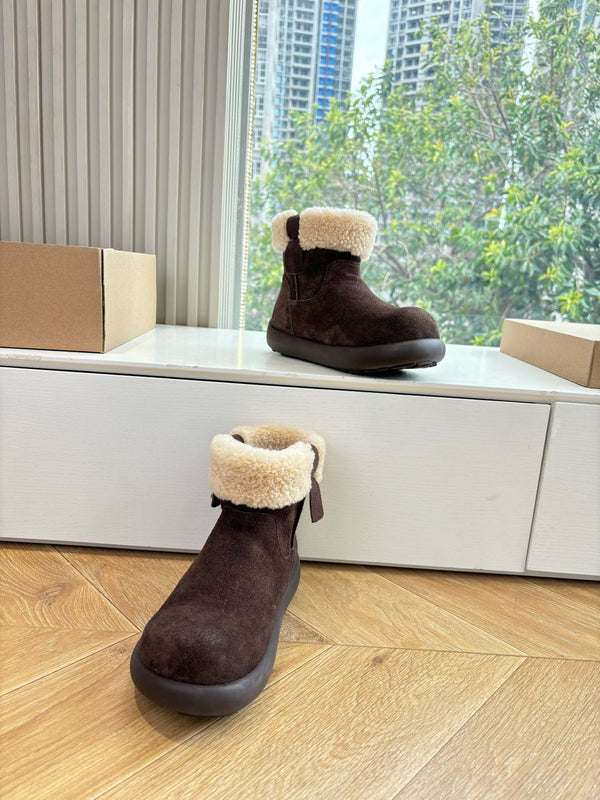 UGG Jorie Boots Chocolate Wool Suede 525943