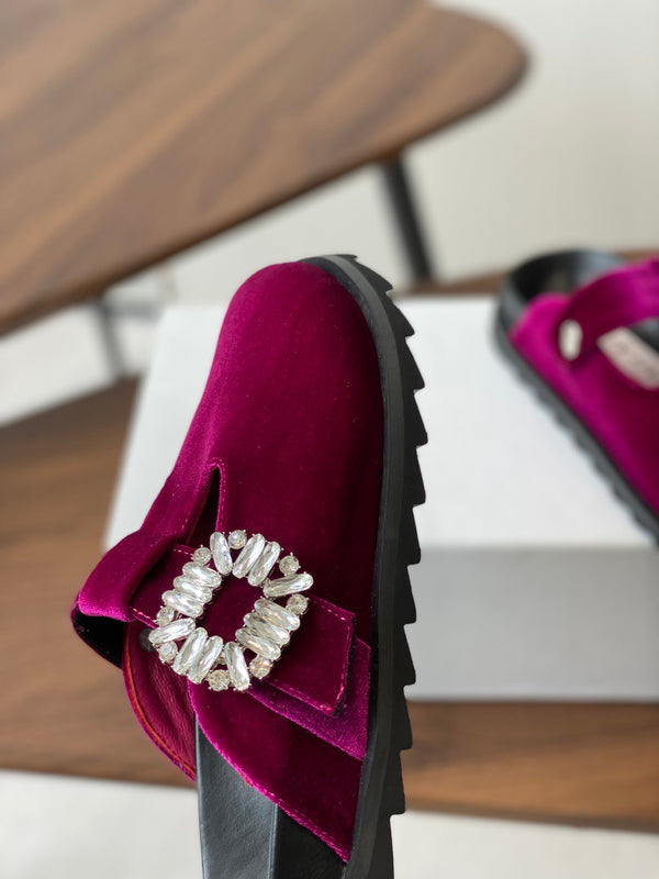 Viv 25 Slippers Pink Imported Flannel 350443