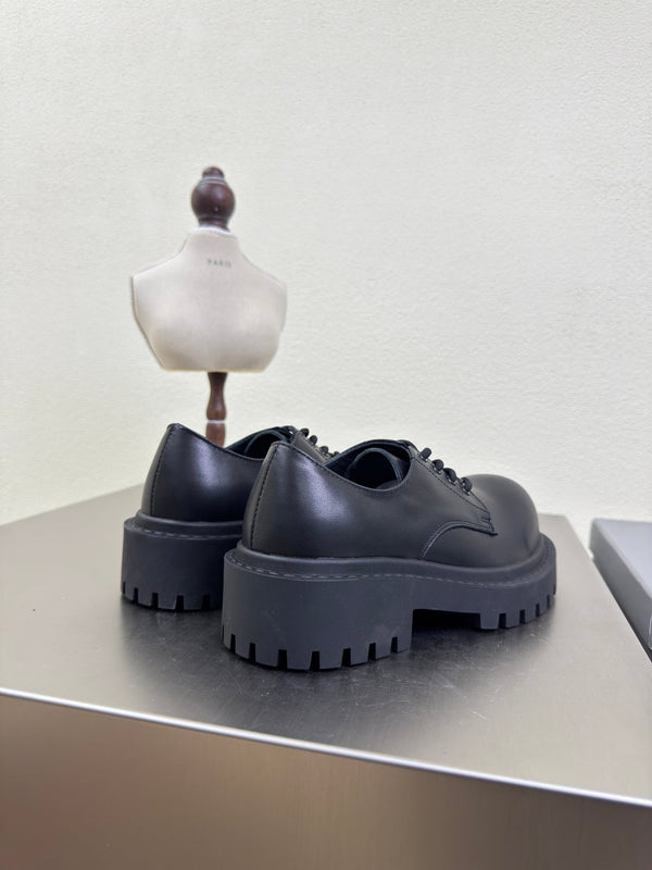 STOMPER DERBY IN BLACK SOFT LAMBSKIN