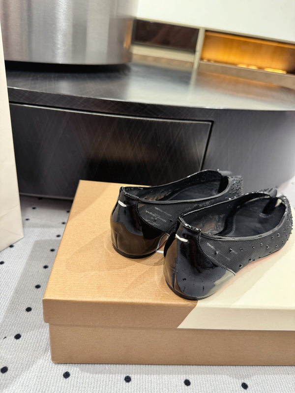 CL x Margiela 25 Diamond Black Fabric Lace Swarovski 296034