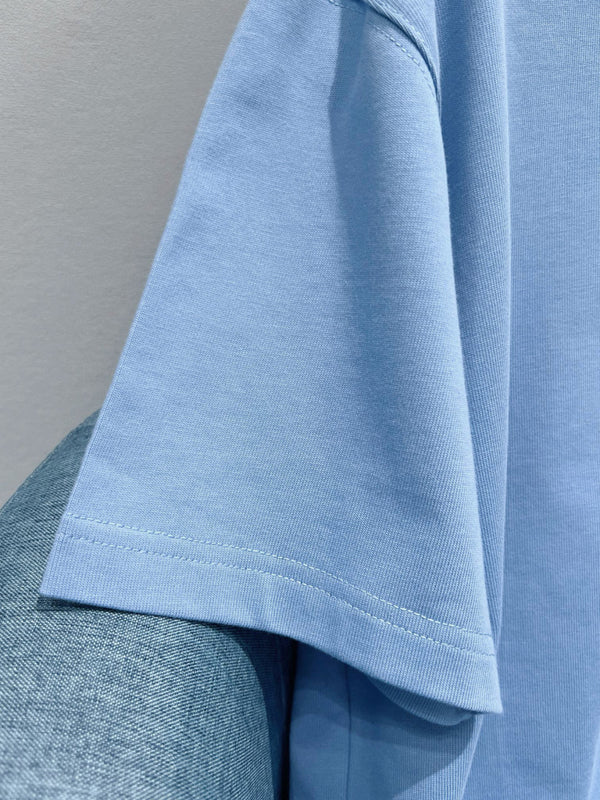 Maglietta CD 25 in cotone blu