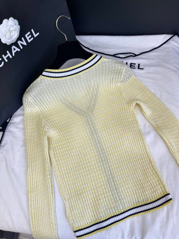 CC 25 V-neck Cardigan Wool Tencel Nylon