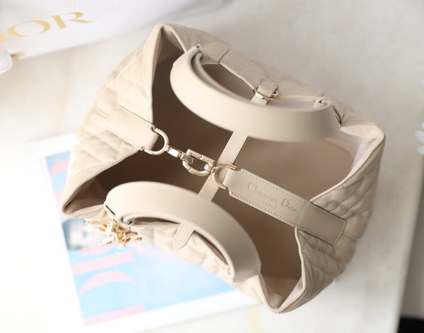 CD Toujours Bag 28.5 Light Beige Calfskin