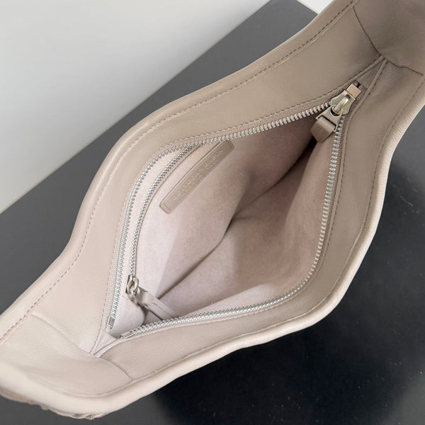 BV 25s Veneto Bag 27cm Warm Taupe Calfskin Hardware