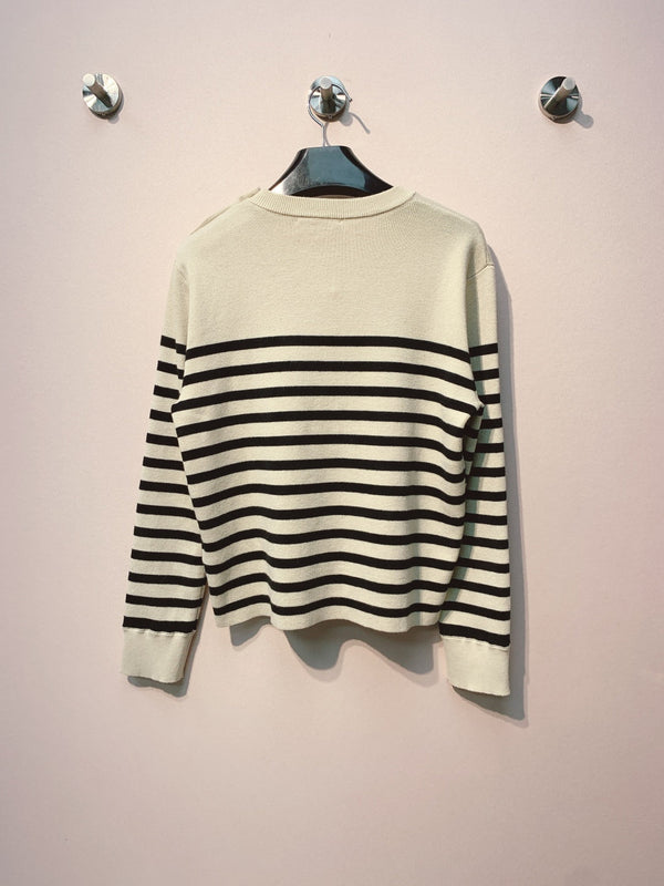 Celine 25 Knitted T-shirt White Wool 293418