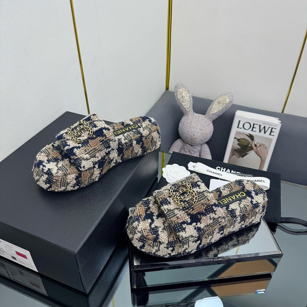 CC 25 Flatform Slide Multicolor Fabric 238493