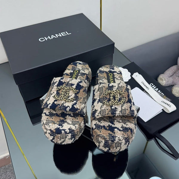 CC 25 Flatform Slide Multicolor Fabric 238493