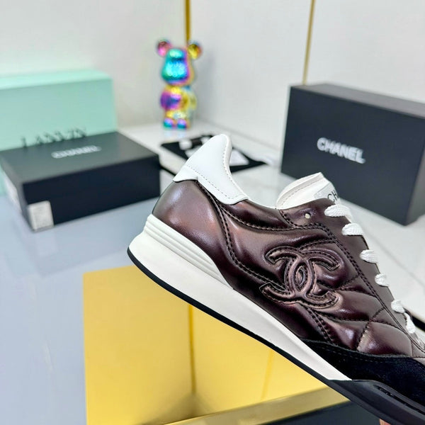 CC 25 Trainers Black & Purple Cowhide 413832