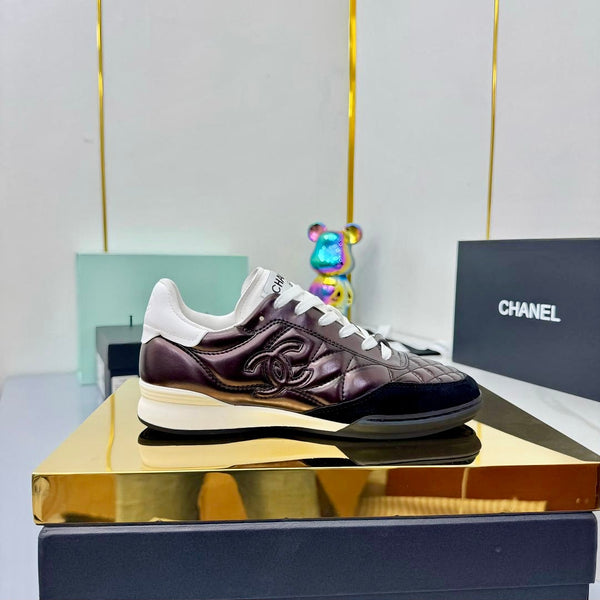 CC 25 Trainers Black & Purple Cowhide 413832
