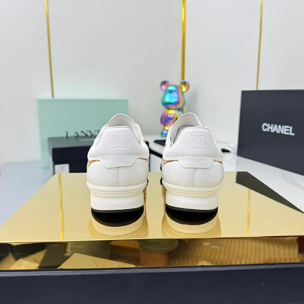 CC 25 Trainers White & Brown Cowhide 413832