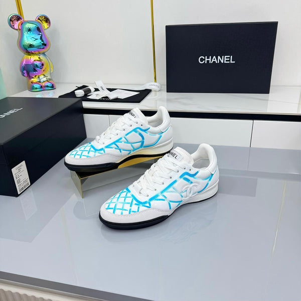 CC 25 Trainers White & Blue Cowhide 413833