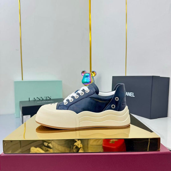 CC 25C Sneakers 50mm Black White Sheepskin Mesh 413845