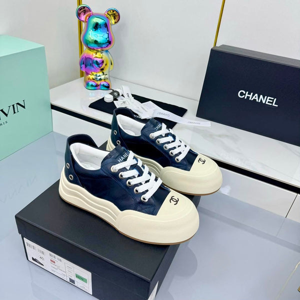 CC 25C Sneakers 50mm Black White Sheepskin Mesh 413845