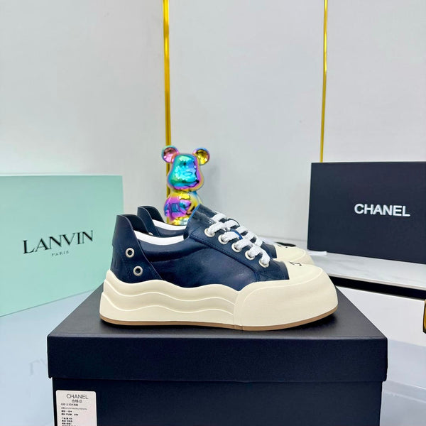 CC 25C Sneakers 50mm Black White Sheepskin Mesh 413845