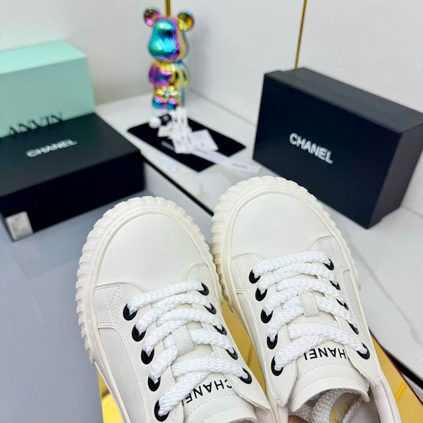 CC 25C Panda Sneakers White Sheepskin Mesh 413848