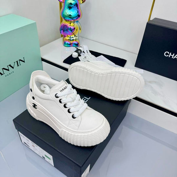 CC 25C Panda Sneakers White Sheepskin Mesh 413848