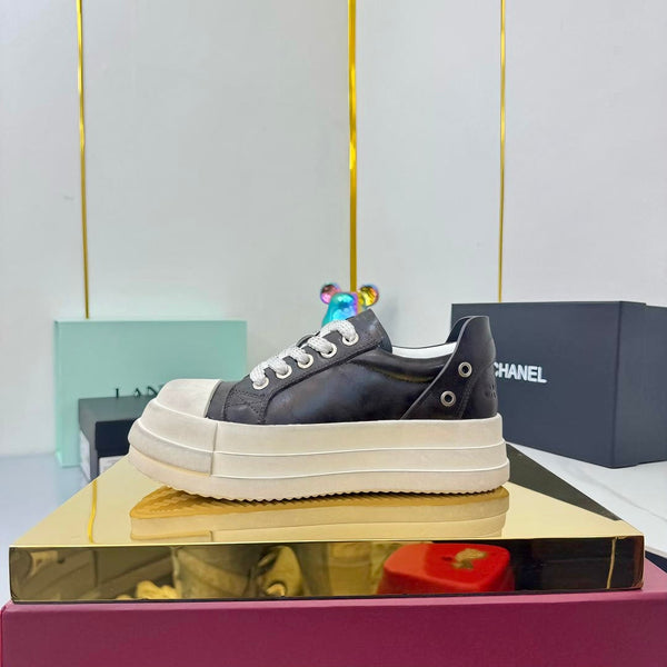 CC 25C Dirty Casual Sneaker Black White Sheepskin Rubber 413855