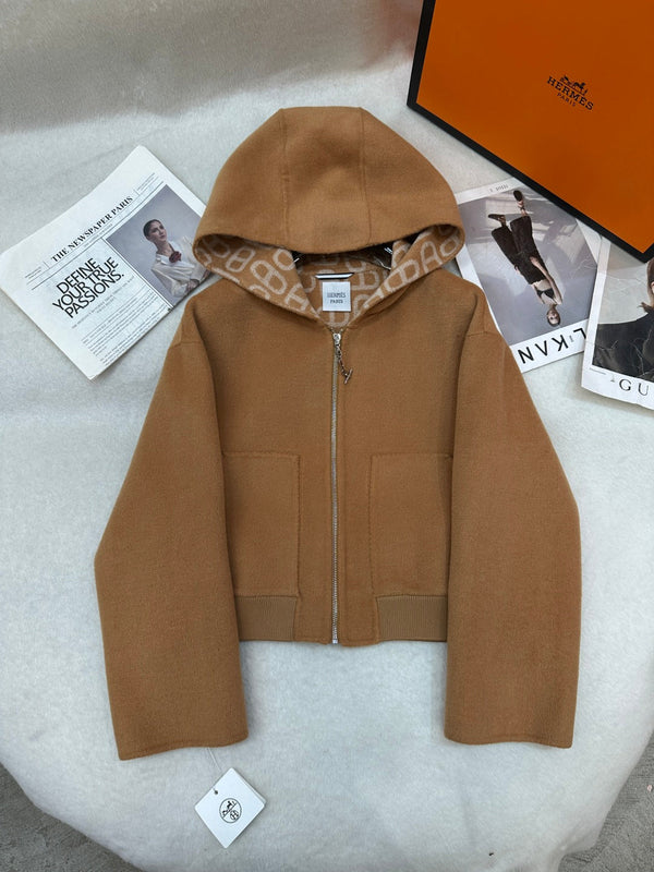 HM 25 Cashmere Cropped Coat 280337