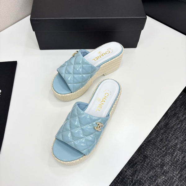 CC 25 Platform Slides in pelle di mucca e di pecora 270783