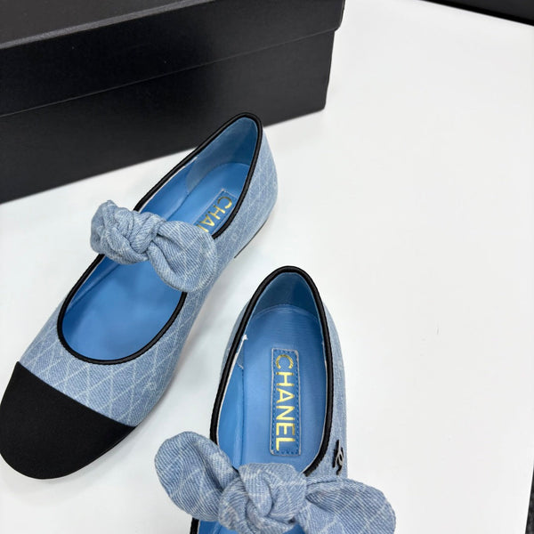 CC 25 Mary Jane Flats Fabric and Sheepskin 270785