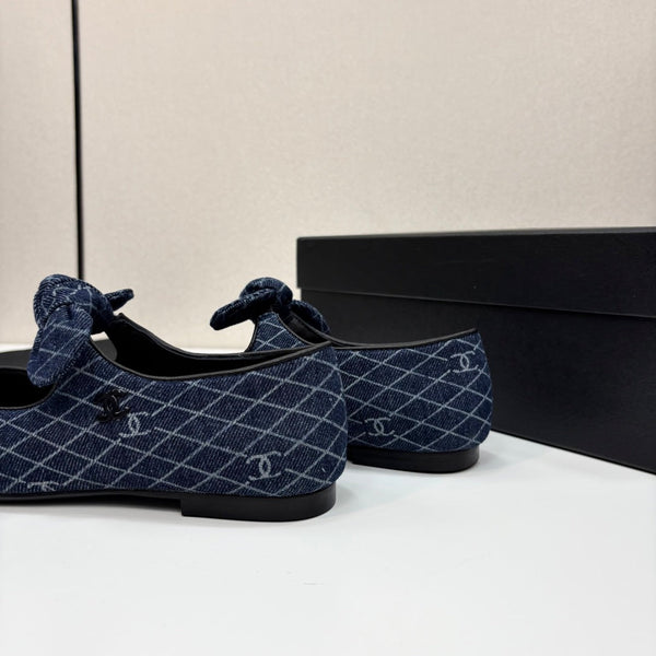 CC 25 Mary Jane Flats Fabric and Sheepskin 270785