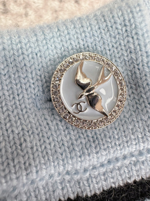 CC 25 Striped Culottes Blue Cashmere