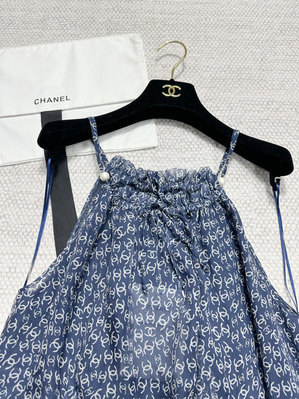 CC 25 Camisole Blue Silk