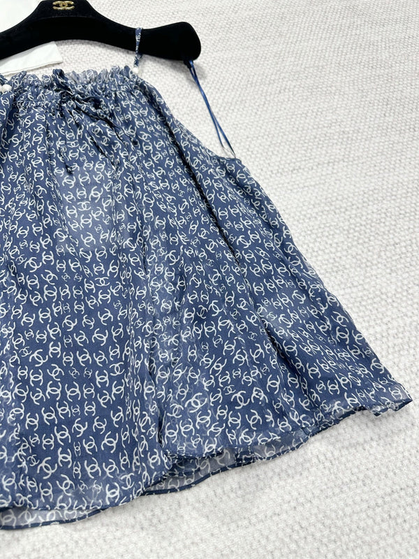 CC 25 Camisole Blue Silk