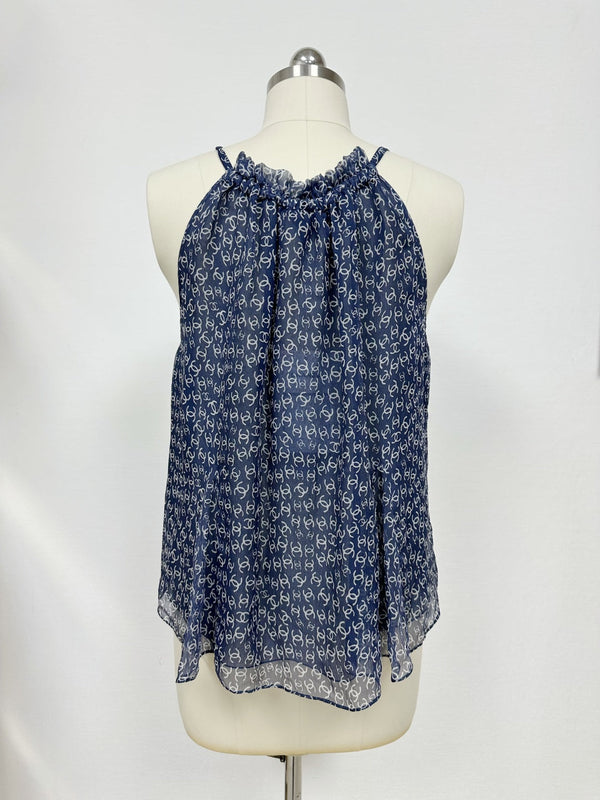 CC 25 Camisole Blue Silk