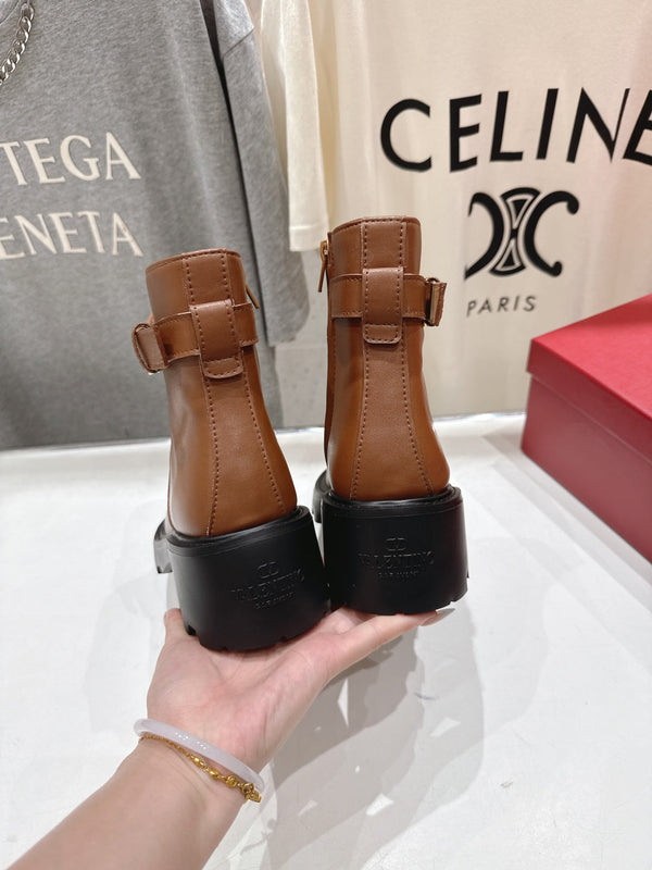 VT short boots brown calfskin 174441