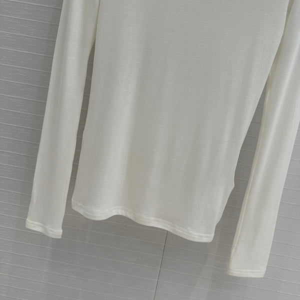 Loewe Long-sleeve T-shirt White Lyocell