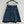 Miu Miu Denim Pleated Long Skirt Blue Cotton