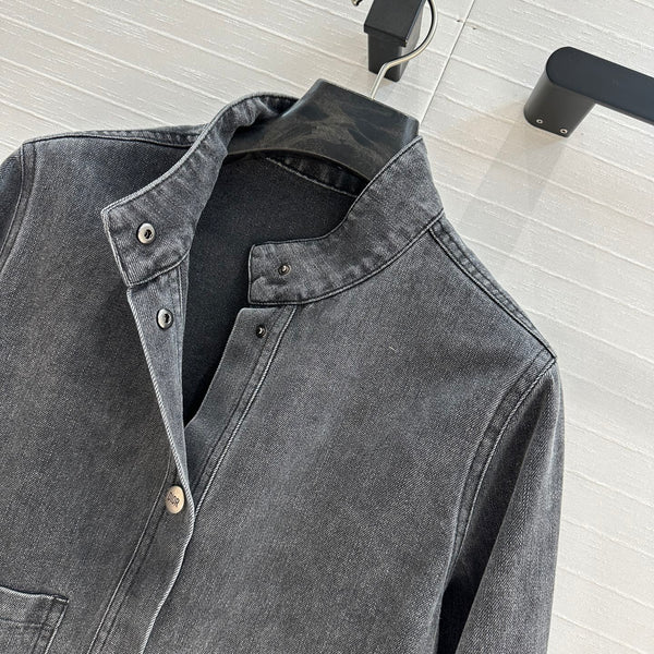 CD Denim Jacket Black Cotton