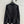 LV 25 Pleated Waist Round Neck Shirt Black Cotton