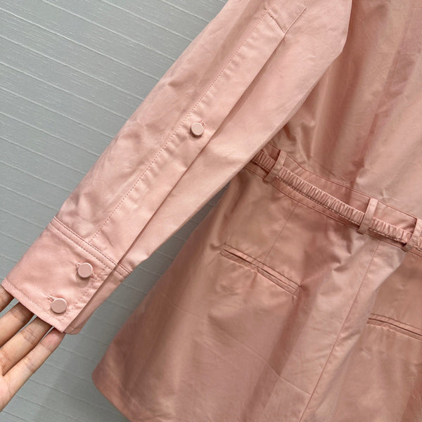 Gucci 25 Camicia Tuta Rosa Cotone