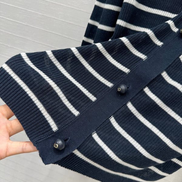 CD 25 Cardigan Black Linen Cashmere