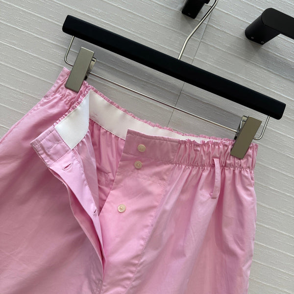 Prada 25 Short Pink Cotton