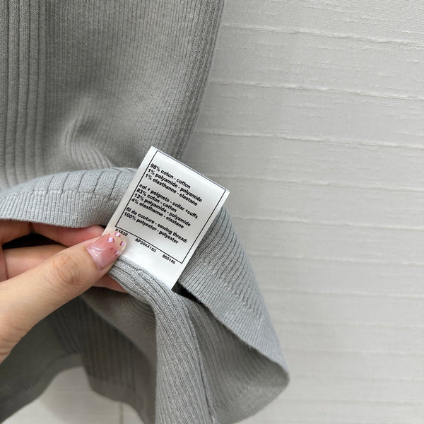 CC 25 Knitted Dress gray Cotton