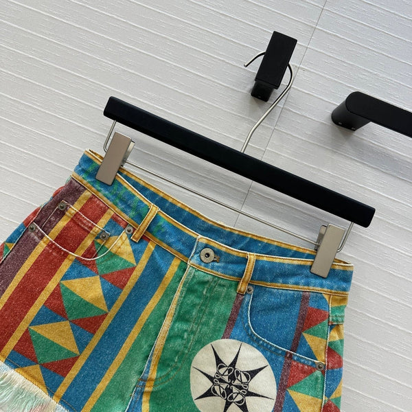 Loewe Short Multicolor Cotton
