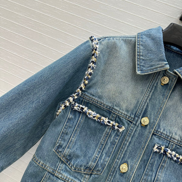 CC 25 Denim Jacket Blue Cotton