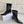 Dior 2025 Tribales Heeled Ankle Boot 50mm Black mix White Patent Leather 501190