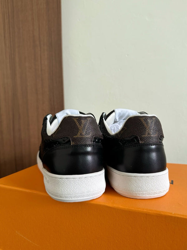 LV Stadium Sneaker Black Monogram Cowhide