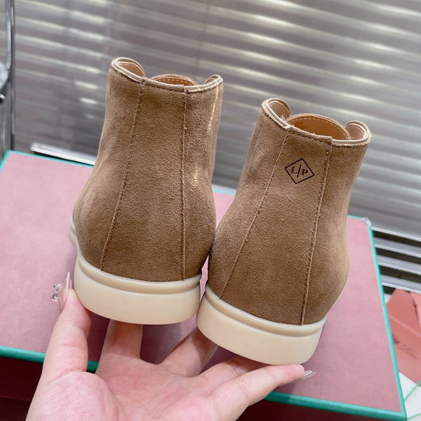 open walk chukka boot brown suede