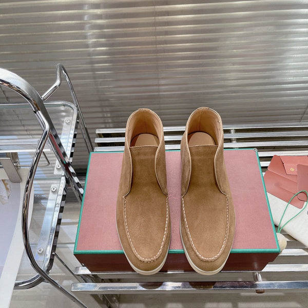 open walk chukka boot brown suede